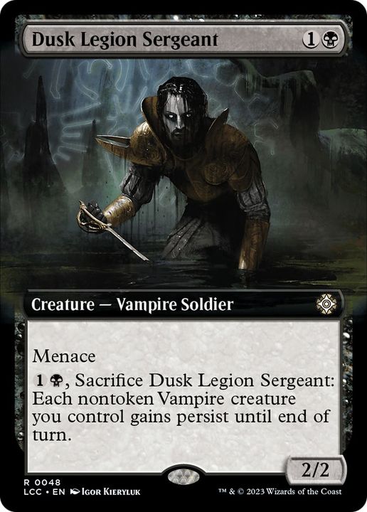 Dusk Legion Sergeant in the group Magic the Gathering / Sets / The Lost Caverns of Ixalan Commander at Proxyprinters.com (54180)