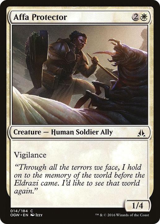 Affa Protector in the group Magic the Gathering / Types / Creatures / Human at Proxyprinters.com (5423)