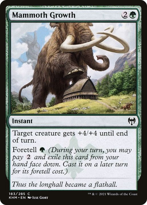 Mammoth Growth in the group Magic the Gathering / Types / Colors / Green at Proxyprinters.com (5424)