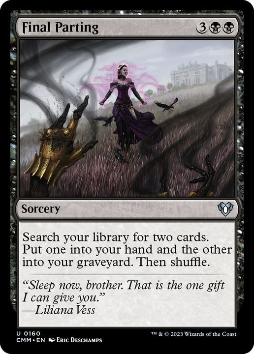 Final Parting in the group Magic the Gathering / Types / Colors / Black at Proxyprinters.com (54255)