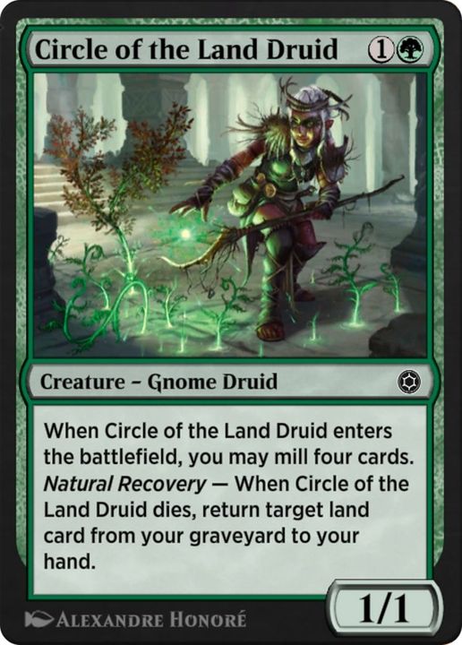 Circle of the Land Druid in the group Magic the Gathering / Sets / Alchemy Horizons: Baldur's Gate at Proxyprinters.com (54259)