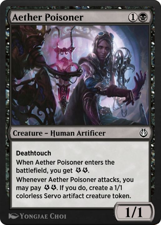 Aether Poisoner in the group Magic the Gathering / Types / Creatures / Human at Proxyprinters.com (54276)