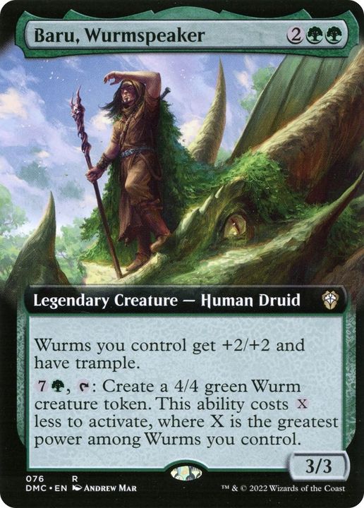 Baru, Wurmspeaker in the group Magic the Gathering / Types / Creatures / Human at Proxyprinters.com (54279)