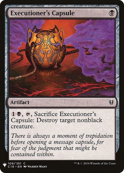 Executioner's Capsule in the group Magic the Gathering / Sets / The List at Proxyprinters.com (54293)