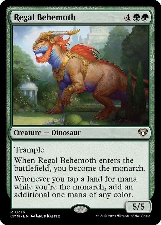 Regal Behemoth in the group Magic the Gathering / Sets / Commander Masters at Proxyprinters.com (54294)