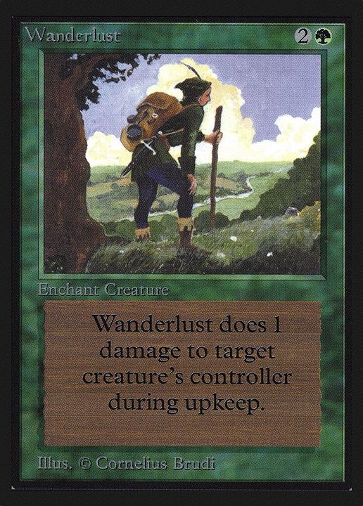 Wanderlust in the group Magic the Gathering / Types / Colors / Green at Proxyprinters.com (5430)