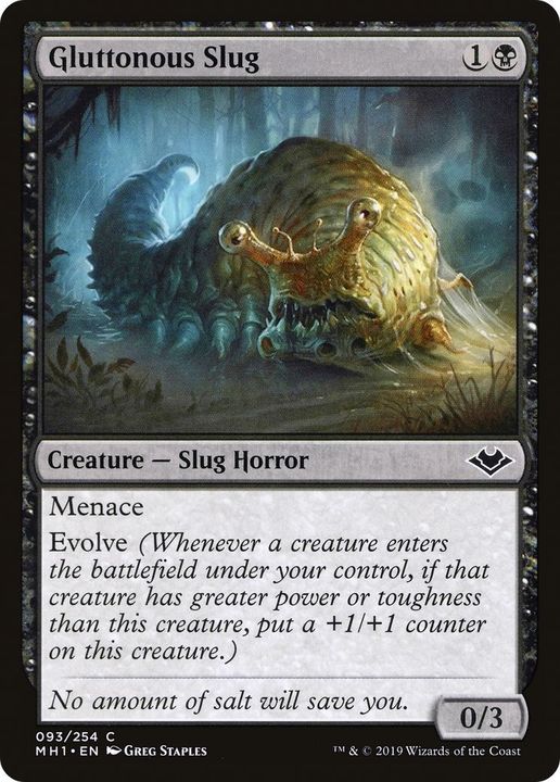 Gluttonous Slug in the group Magic the Gathering / Types / Colors / Black at Proxyprinters.com (54301)