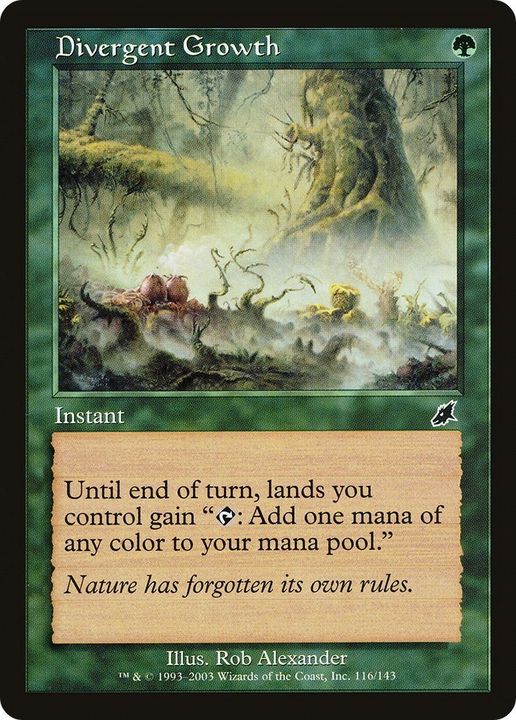 Divergent Growth in the group Magic the Gathering / Types / Colors / Green at Proxyprinters.com (5436)