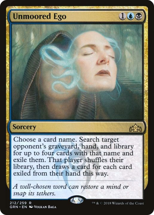 Unmoored Ego in the group Magic the Gathering / Types / Colors / Multicolors / B, U at Proxyprinters.com (54513)