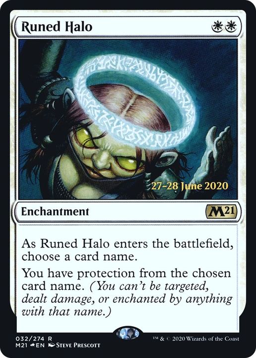 Runed Halo in the group Magic the Gathering / Sets / Core Set 2021 Promos at Proxyprinters.com (54522)