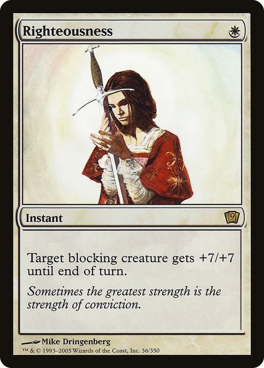 Righteousness in the group Magic the Gathering / Types / Colors / White at Proxyprinters.com (54528)