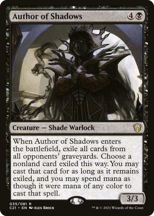 Author of Shadows in the group Magic the Gathering / Sets / Commander 2021 at Proxyprinters.com (54530)