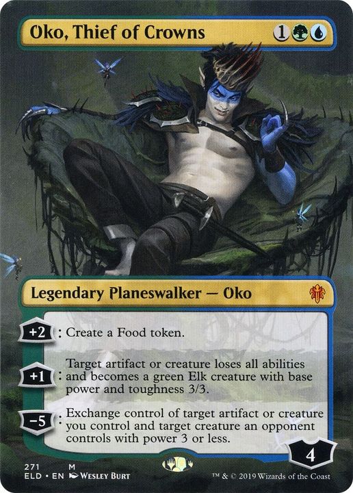 Oko, Thief of Crowns in the group Magic the Gathering / Types / Colors / Multicolors / G, U at Proxyprinters.com (54584)