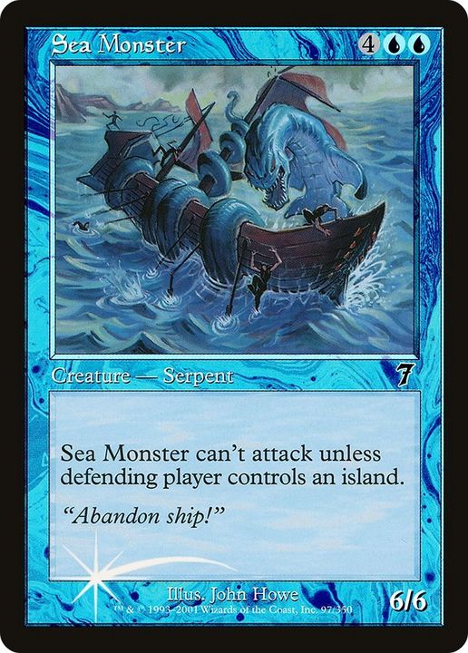 Sea Monster in the group Magic the Gathering / Types / Colors / Blue at Proxyprinters.com (54587)