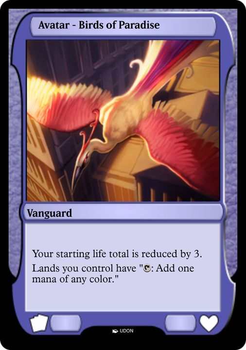 Birds of Paradise Avatar in the group Magic the Gathering / Types / Colors / Colorless at Proxyprinters.com (54591)