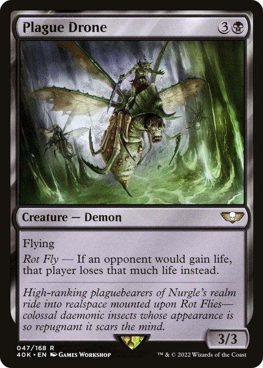 Plague Drone in the group Magic the Gathering / Types / Colors / Black at Proxyprinters.com (54594)