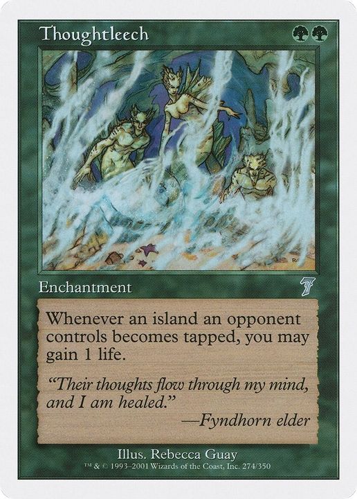 Thoughtleech in the group Magic the Gathering / Types / Enchantment / Enchantment at Proxyprinters.com (54599)