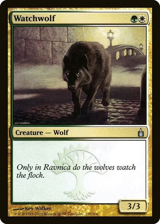 Watchwolf in the group Magic the Gathering / Sets / Ravnica: Clue Edition Front Cards at Proxyprinters.com (54609)