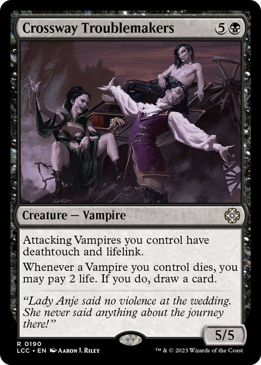 Crossway Troublemakers in the group Magic the Gathering / Types / Colors / Black at Proxyprinters.com (54621)