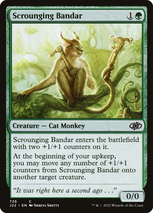 Scrounging Bandar in the group Magic the Gathering / Types / Colors / Green at Proxyprinters.com (54622)