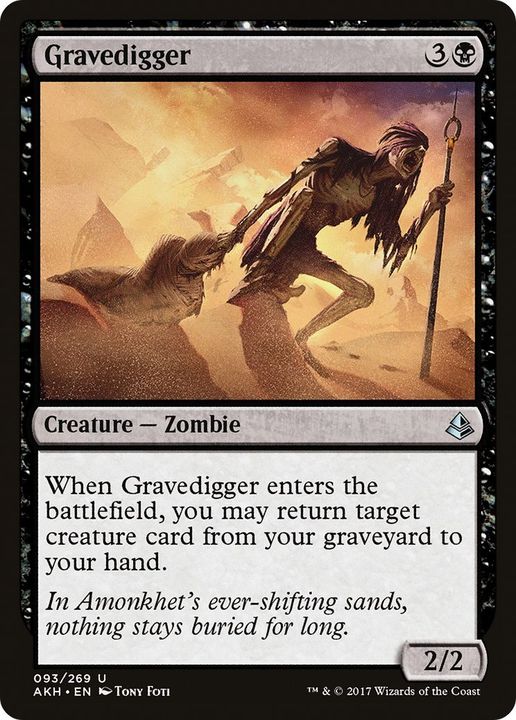 Gravedigger in the group Magic the Gathering / Types / Creatures / Zombie at Proxyprinters.com (54655)