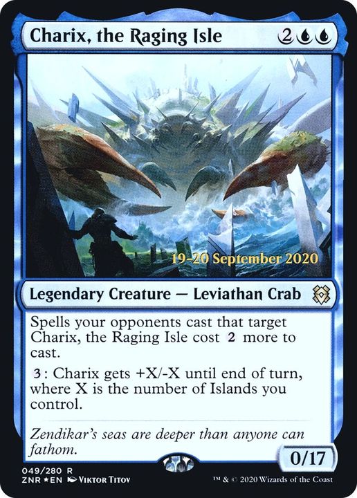 Charix, the Raging Isle in the group Magic the Gathering / Sets / Zendikar Rising Promos at Proxyprinters.com (54659)