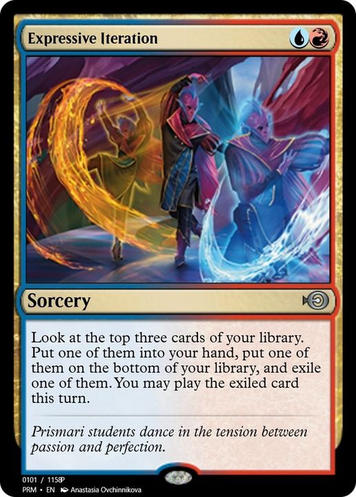 Expressive Iteration in the group Magic the Gathering / Types / Colors / Multicolors / R, U at Proxyprinters.com (54677)