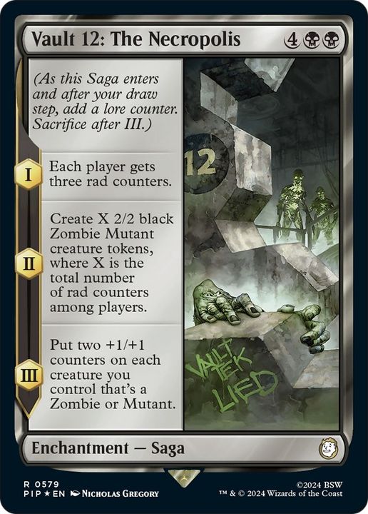 Vault 12: The Necropolis in the group Magic the Gathering / Types / Colors / Black at Proxyprinters.com (54681)