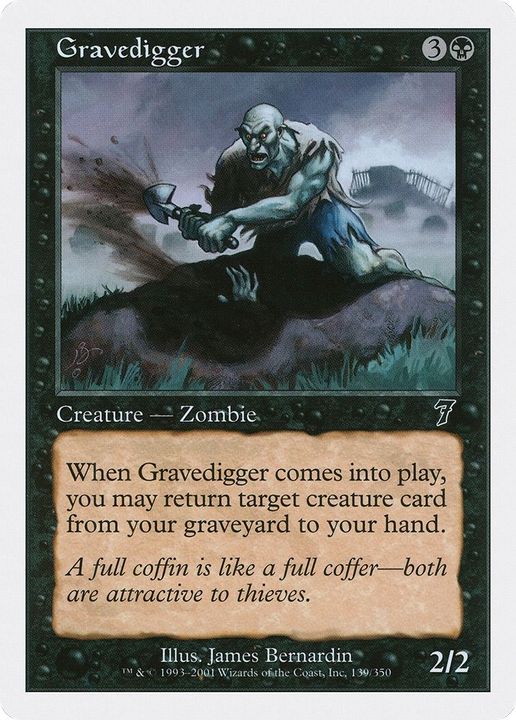 Gravedigger in the group Magic the Gathering / Types / Creatures / Zombie at Proxyprinters.com (54684)