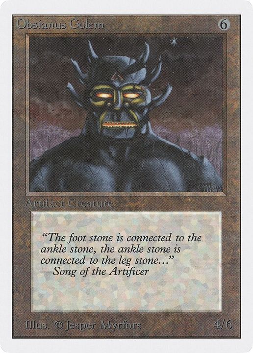 Obsianus Golem in the group Magic the Gathering / Sets / Unsanctioned at Proxyprinters.com (54741)