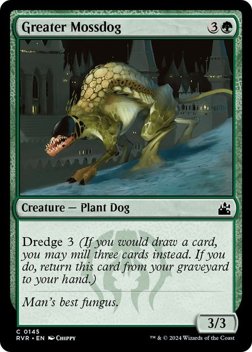 Greater Mossdog in the group Magic the Gathering / Types / Colors / Green at Proxyprinters.com (5475)