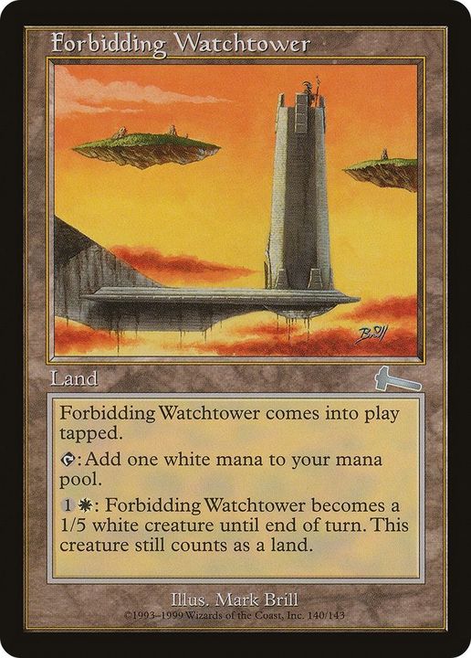 Forbidding Watchtower in the group Magic the Gathering / Sets / Urza's Legacy at Proxyprinters.com (54753)