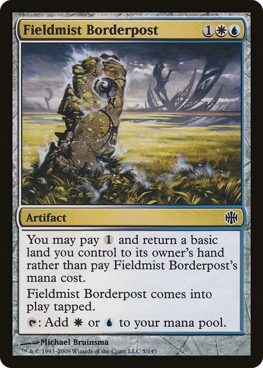 Fieldmist Borderpost in the group Magic the Gathering / Types / Artifacts / Artifact at Proxyprinters.com (54755)