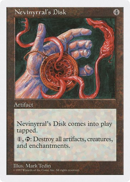 Nevinyrral's Disk in the group Magic the Gathering / Sets / Fifth Edition at Proxyprinters.com (54756)