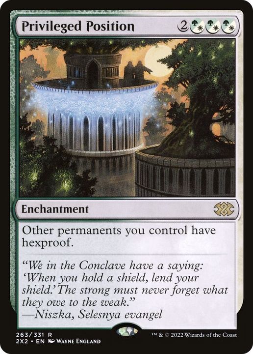 Privileged Position in the group Magic the Gathering / Types / Enchantment / Enchantment at Proxyprinters.com (54760)