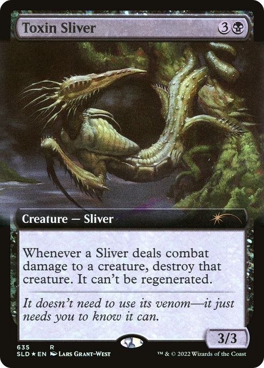 Toxin Sliver in the group Magic the Gathering / Types / Colors / Black at Proxyprinters.com (54781)