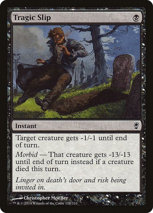 Tragic Slip in the group Magic the Gathering / Types / Colors / Black at Proxyprinters.com (54791)