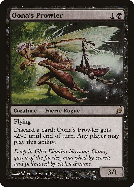 Oona's Prowler in the group Magic the Gathering / Types / Colors / Black at Proxyprinters.com (54803)