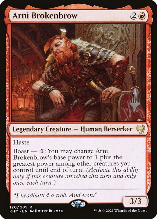 Arni Brokenbrow in the group Magic the Gathering / Sets / Kaldheim Promos at Proxyprinters.com (54811)