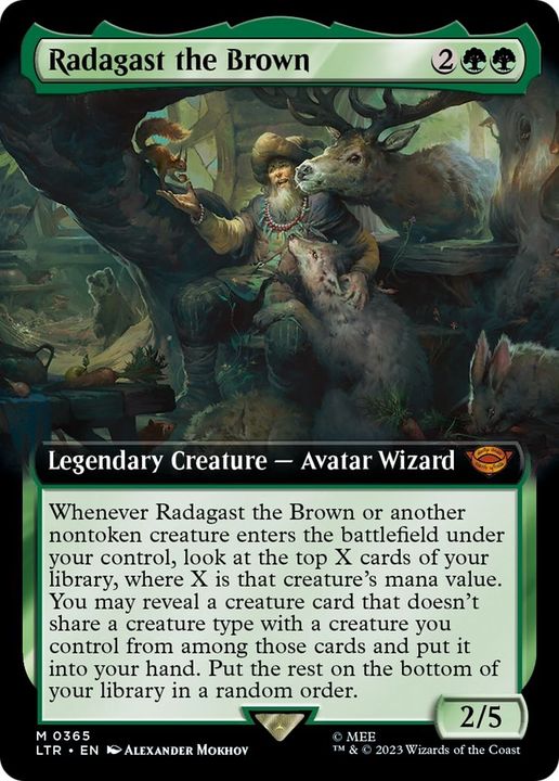 Radagast the Brown in the group Magic the Gathering / Types / Creatures / Wizard at Proxyprinters.com (54831)