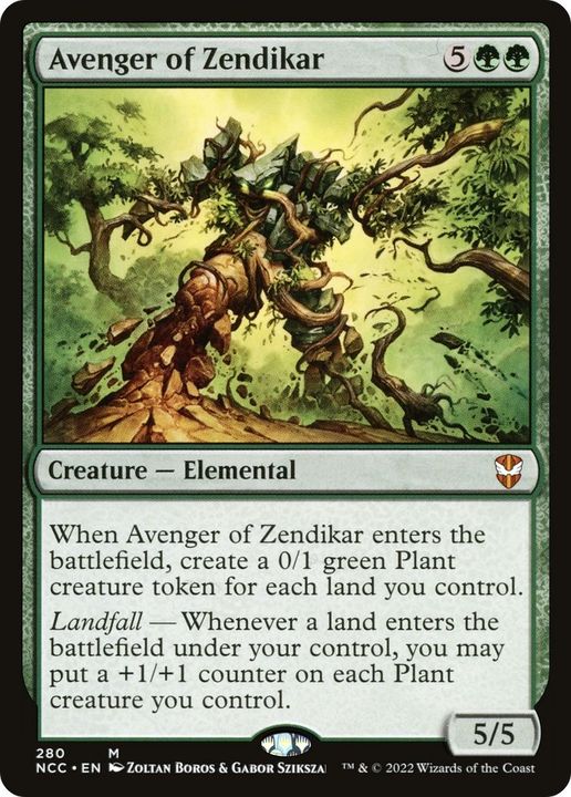 Avenger of Zendikar in the group Magic the Gathering / Types / Colors / Green at Proxyprinters.com (54834)