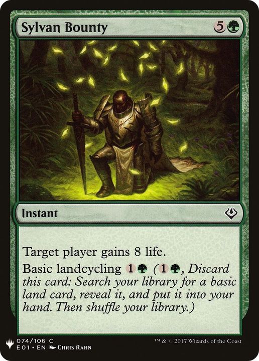 Sylvan Bounty in the group Magic the Gathering / Types / Colors / Green at Proxyprinters.com (54840)