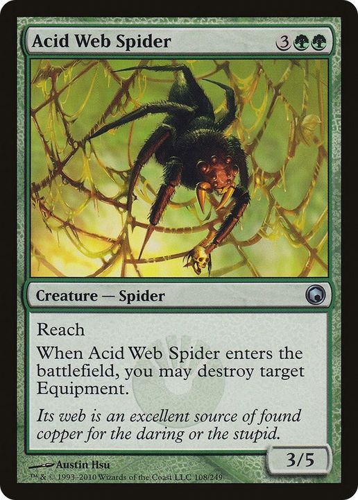 Acid Web Spider in the group Magic the Gathering / Types / Colors / Green at Proxyprinters.com (54841)