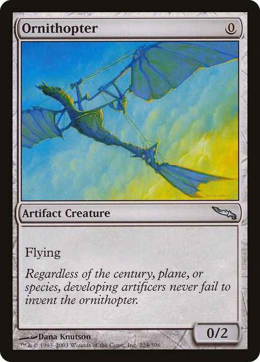 Ornithopter in the group Magic the Gathering / Types / Colors / Colorless at Proxyprinters.com (54872)