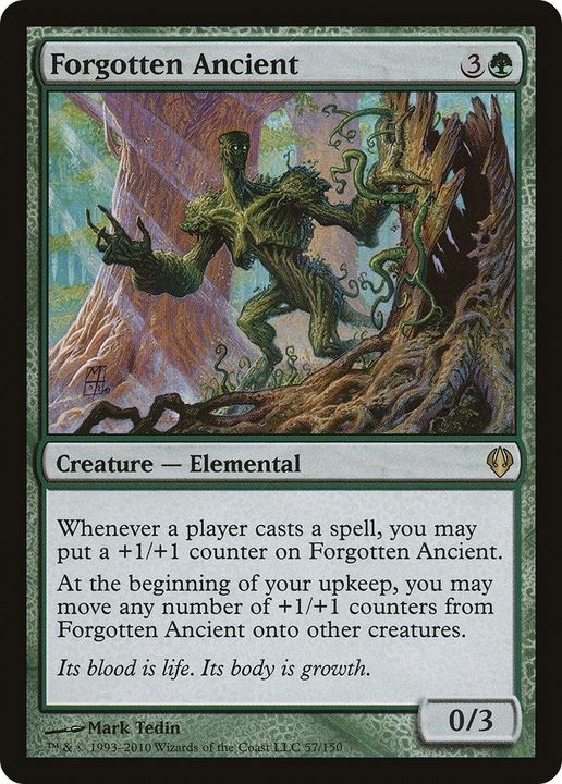 Forgotten Ancient in the group Magic the Gathering / Types / Colors / Green at Proxyprinters.com (54882)