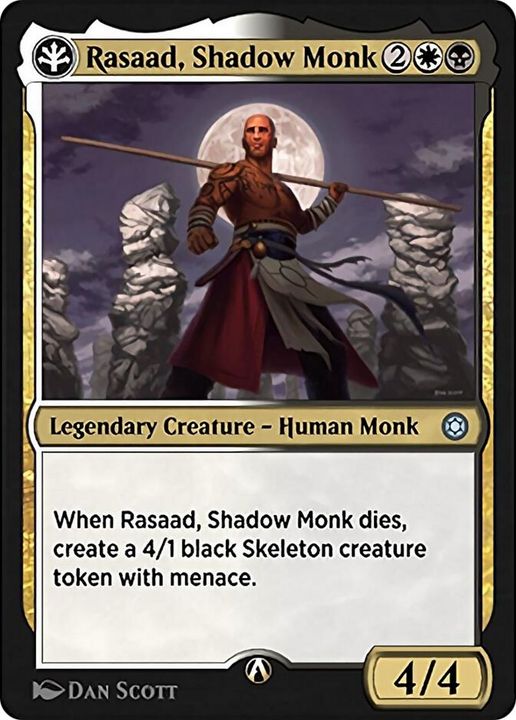 Rasaad, Shadow Monk in the group Magic the Gathering / Sets / Alchemy Horizons: Baldur's Gate at Proxyprinters.com (54885)