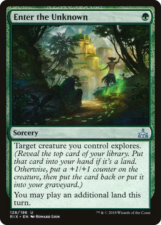 Enter the Unknown in the group Magic the Gathering / Types / Colors / Green at Proxyprinters.com (54892)