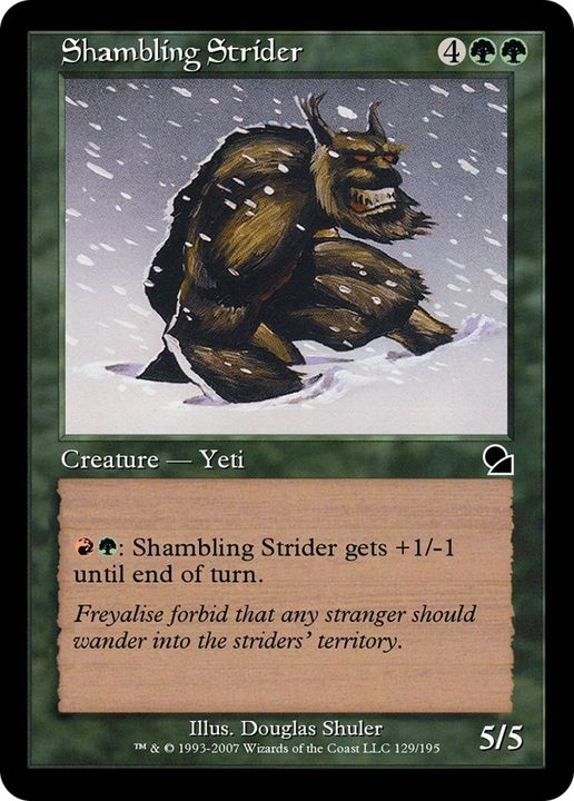 Shambling Strider in the group Magic the Gathering / Types / Colors / Green at Proxyprinters.com (54897)