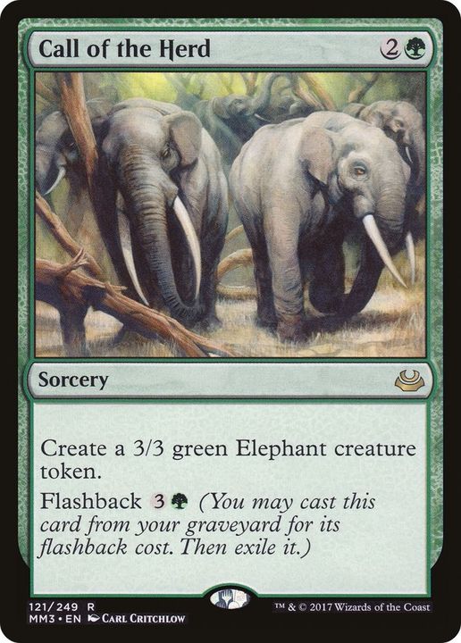 Call of the Herd in the group Magic the Gathering / Types / Colors / Green at Proxyprinters.com (54905)