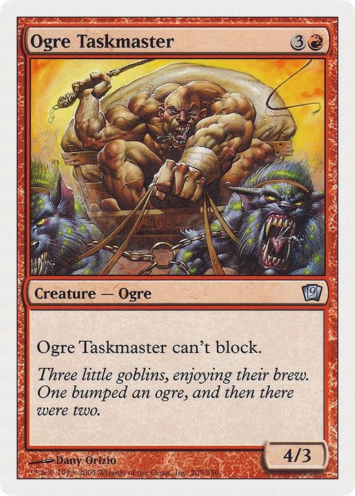 Ogre Taskmaster in the group Magic the Gathering / Types / Colors / Red at Proxyprinters.com (54921)